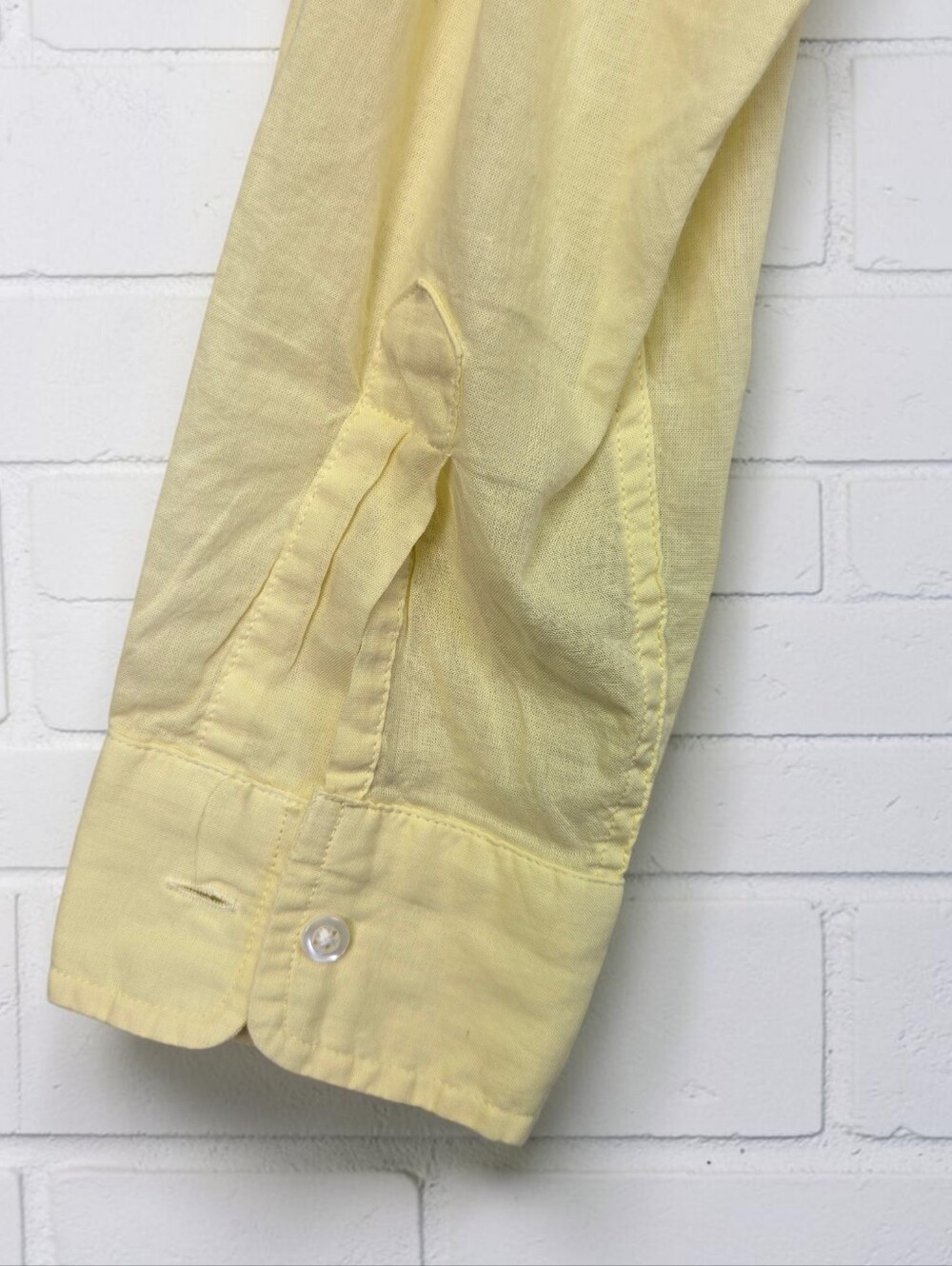 Grayson The Hero Cotton Light Yellow Shirt Size 1 / Small By Frank & Eileen - Picture 14 of 15